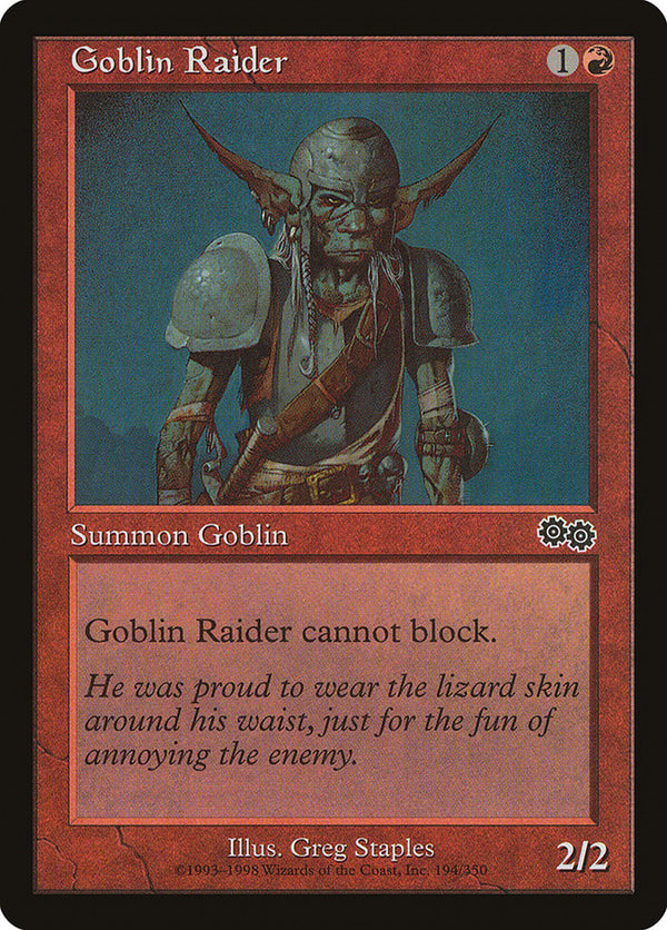 Goblin Raider - Magic: The Gathering
