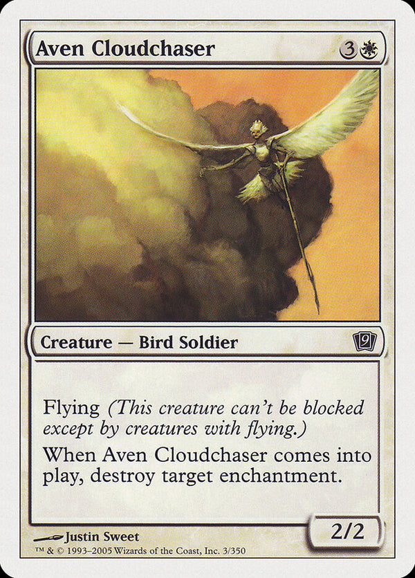 Aven Cloudchaser (9ED 3) - Magic: The Gathering
