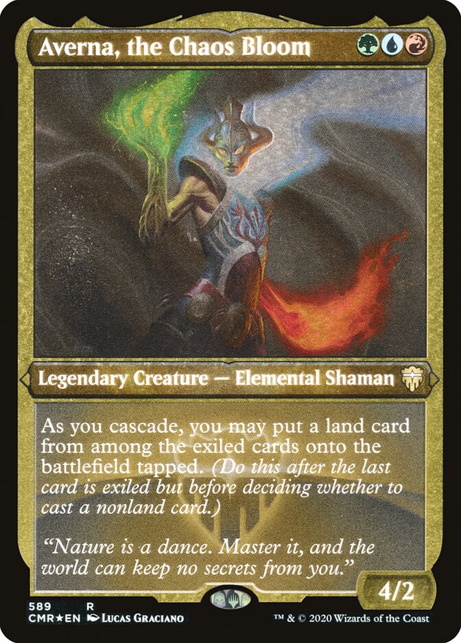 Averna, the Chaos Bloom (Foil Etched)