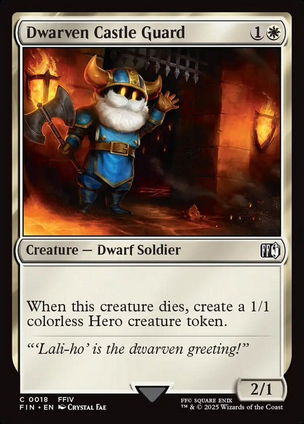 Dwarven Castle Guard - Magic: The Gathering