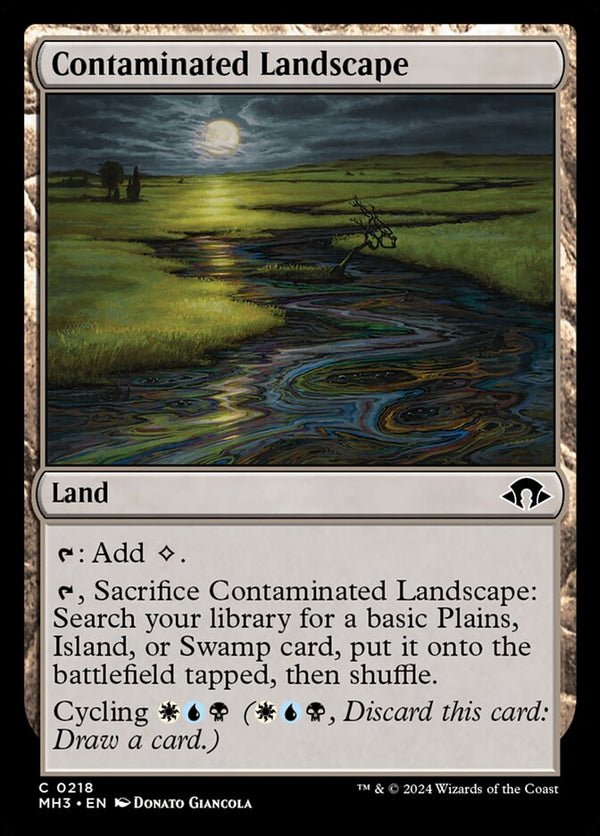 Contaminated Landscape - Magic: The Gathering