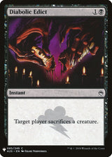 Diabolic Edict - Magic: The Gathering