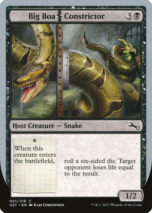 Big Boa Constrictor - Magic: The Gathering