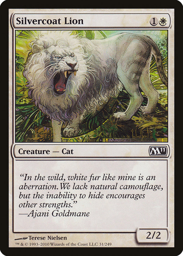 Silvercoat Lion - Magic: The Gathering