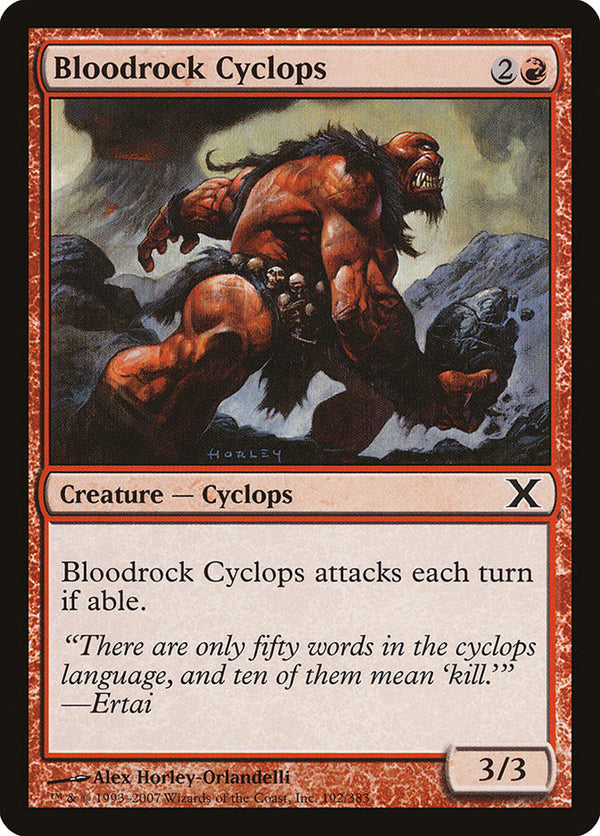 Bloodrock Cyclops - Magic: The Gathering