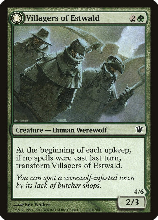 Villagers of Estwald - Magic: The Gathering