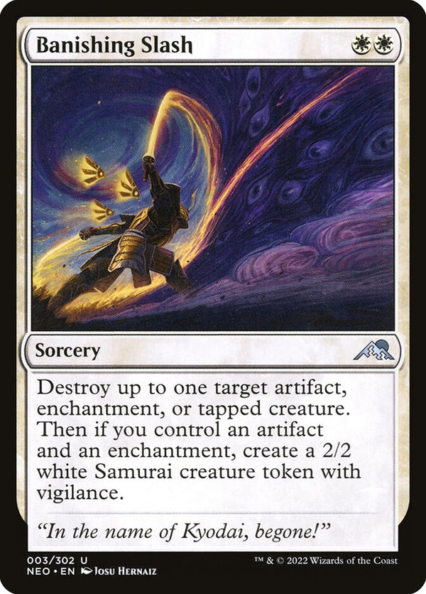 Banishing Slash - Magic: The Gathering