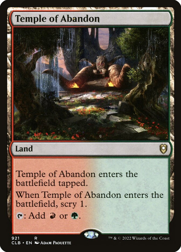 Temple of Abandon - Magic: The Gathering