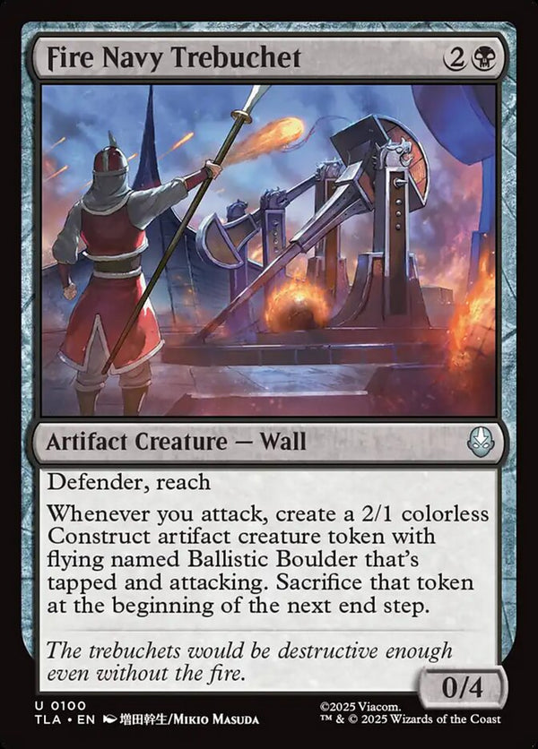 Fire Navy Trebuchet - Magic: The Gathering