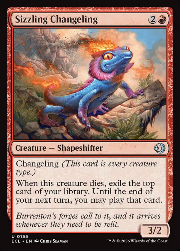 Sizzling Changeling - Magic: The Gathering