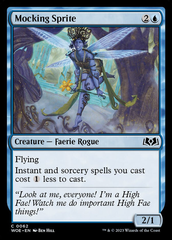 Mocking Sprite - Magic: The Gathering