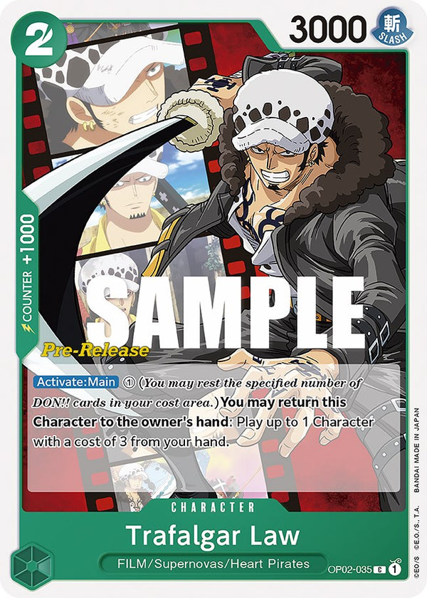 Trafalgar Law [Paramount War Pre-Release Cards] - Bandai