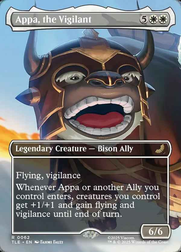 Appa, the Vigilant (Borderless) - Magic: The Gathering