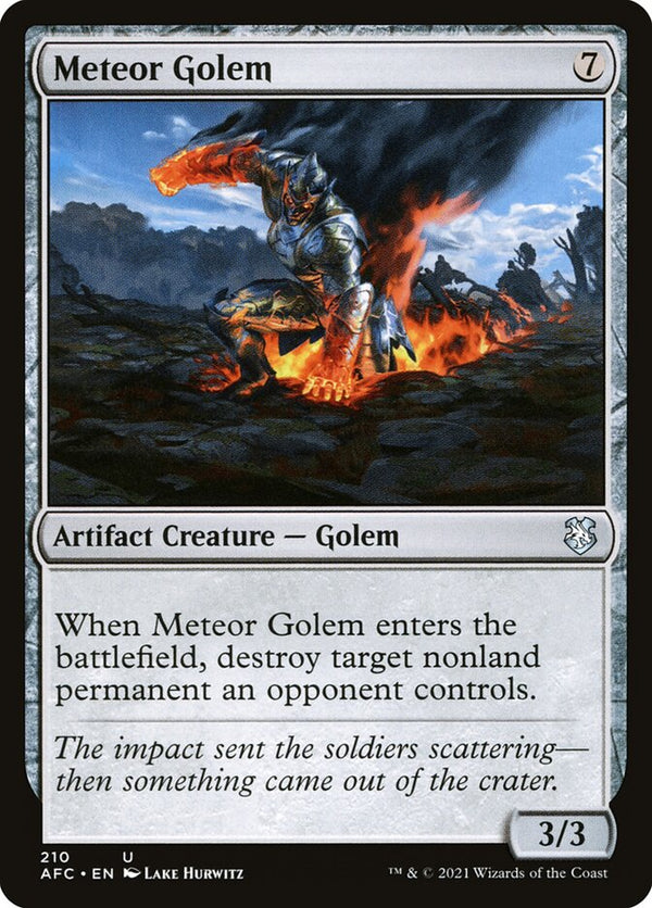 Meteor Golem - Magic: The Gathering