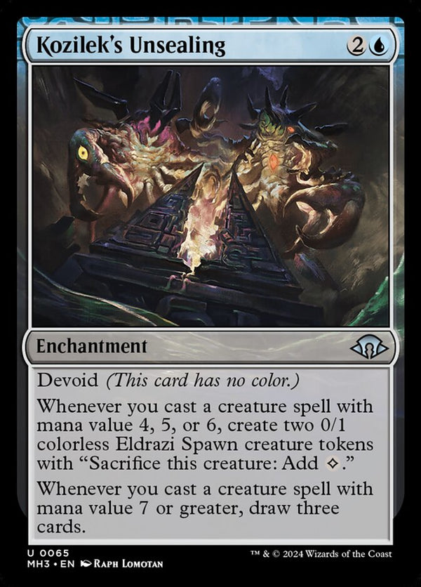 Kozilek's Unsealing - Magic: The Gathering