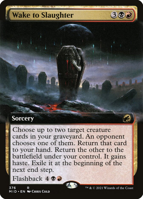 Wake to Slaughter (Extended Art) - Magic: The Gathering