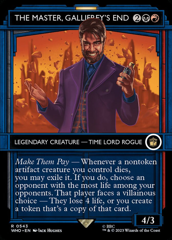 The Master, Gallifrey's End (Showcase) - Magic: The Gathering