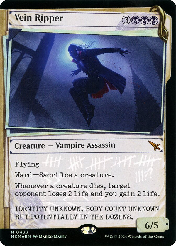 Vein Ripper (Showcase) (Invisible Ink) - Magic: The Gathering