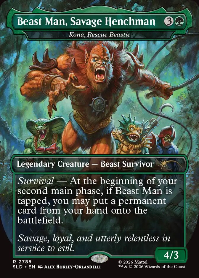 Beast Man, Savage Henchman - Kona, Rescue Beastie