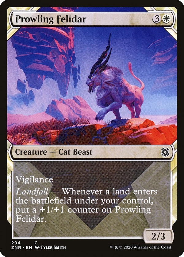 Prowling Felidar (Showcase) - Magic: The Gathering