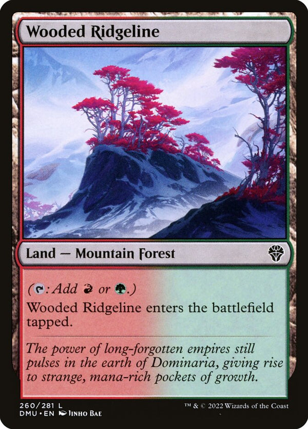 Wooded Ridgeline - Magic: The Gathering