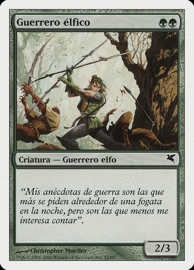Elvish Warrior (Spanish) - "Guerrero elfico" (B42)