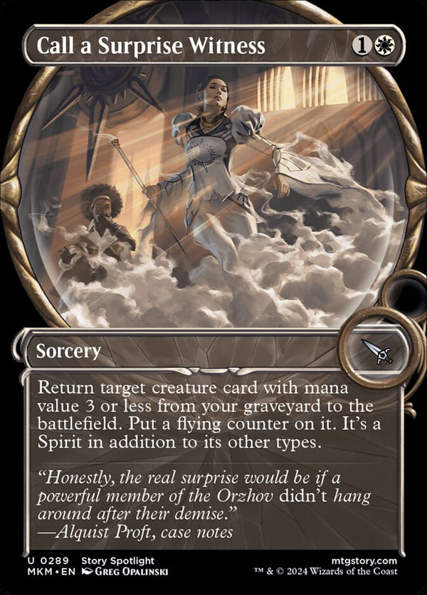 Call a Surprise Witness (Showcase) - Magic: The Gathering