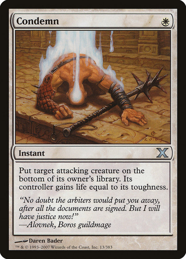 Condemn - Magic: The Gathering