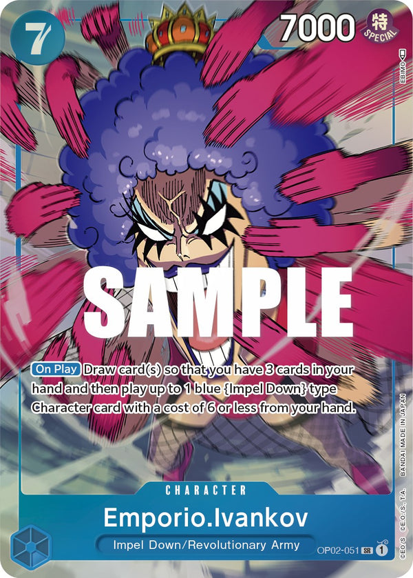 Emporio.Ivankov (Alternate Art) [Paramount War] - Bandai