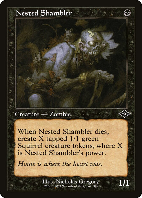 Nested Shambler (Retro Frame) - Magic: The Gathering
