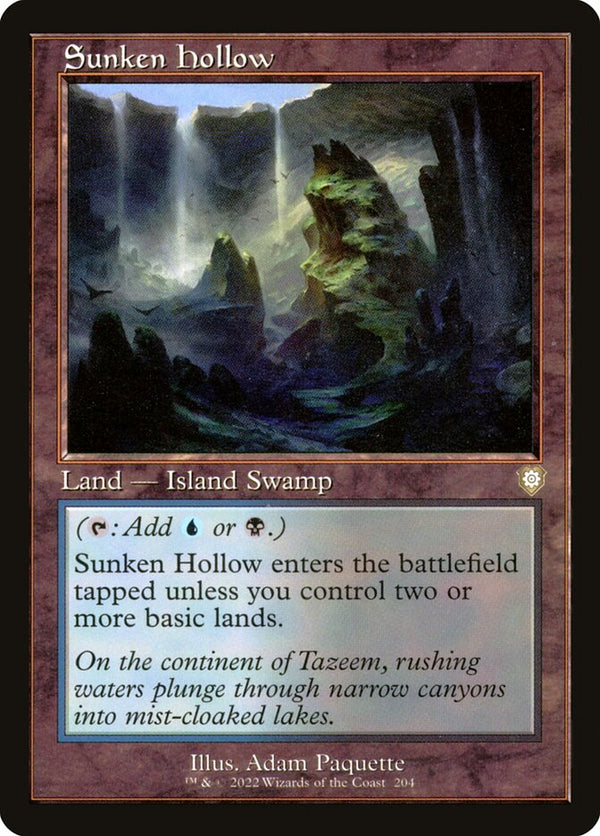 Sunken Hollow (Retro Frame) - Magic: The Gathering