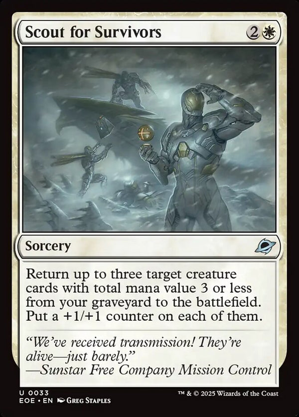 Scout for Survivors - Magic: The Gathering