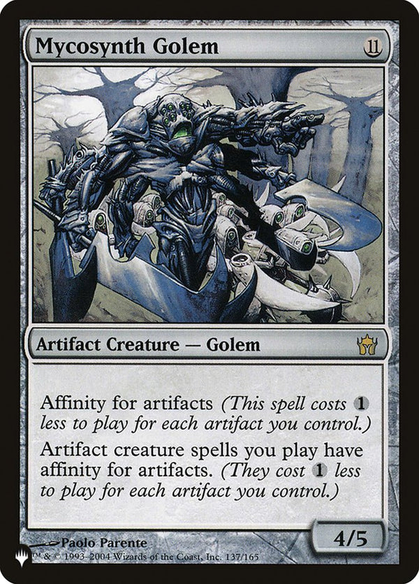 Mycosynth Golem - Magic: The Gathering