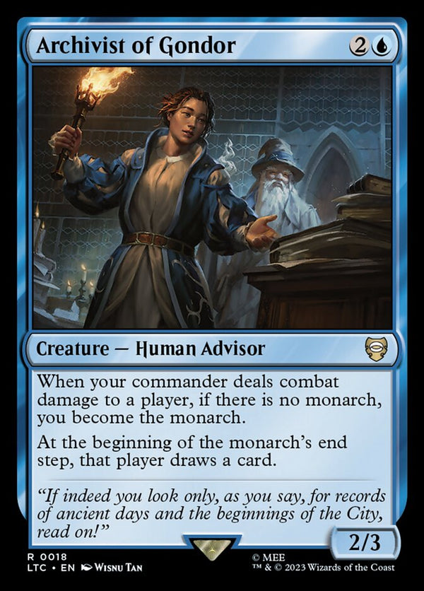 Archivist of Gondor - Magic: The Gathering