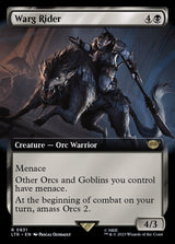 Warg Rider (Extended Art) - Magic: The Gathering