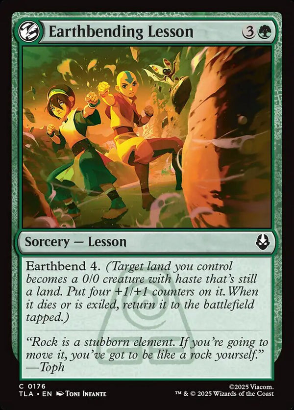 Earthbending Lesson - Magic: The Gathering