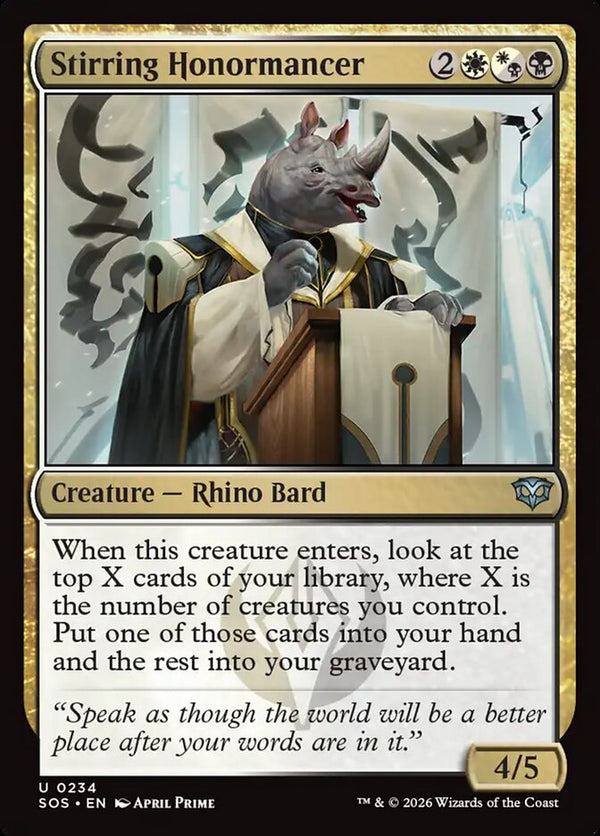 Stirring Honormancer - Magic: The Gathering
