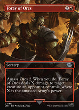 Foray of Orcs (Borderless) - Magic: The Gathering