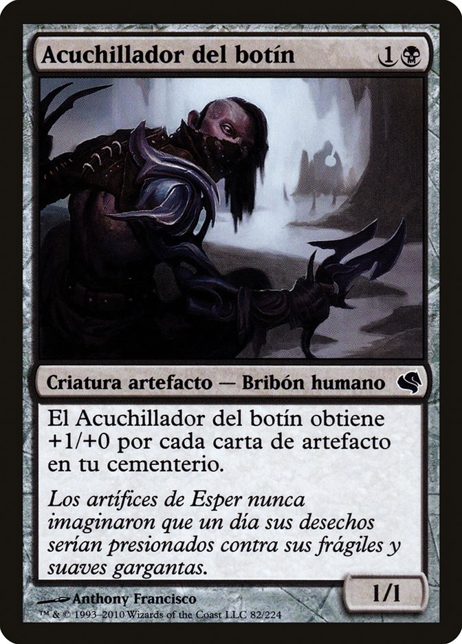 Salvage Slasher (Spanish) - "Acuchillador del botin"