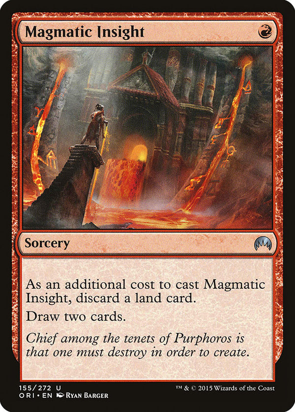Magmatic Insight - Magic: The Gathering