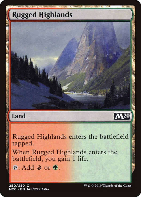 Rugged Highlands - Magic: The Gathering