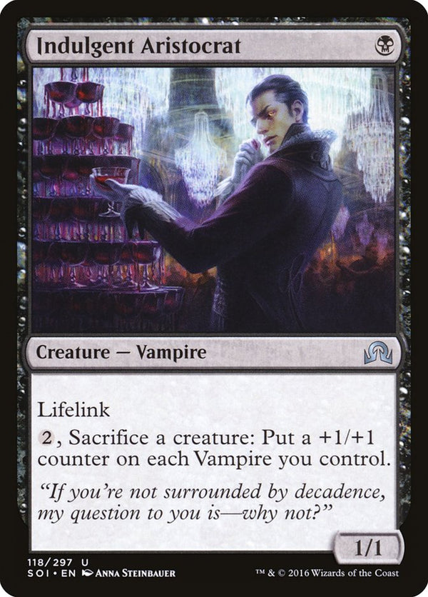 Indulgent Aristocrat - Magic: The Gathering