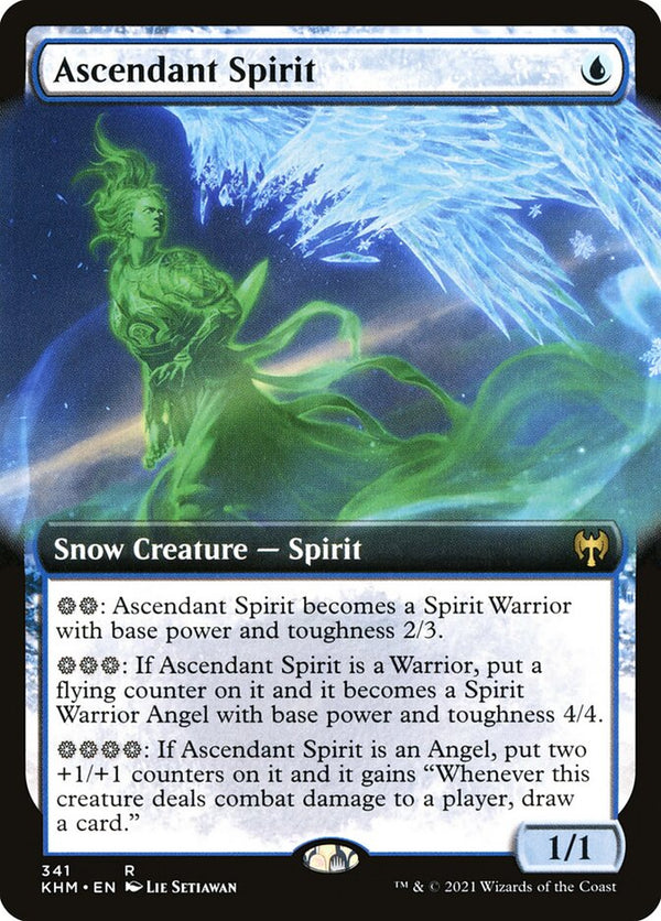 Ascendant Spirit (Extended Art) - Magic: The Gathering