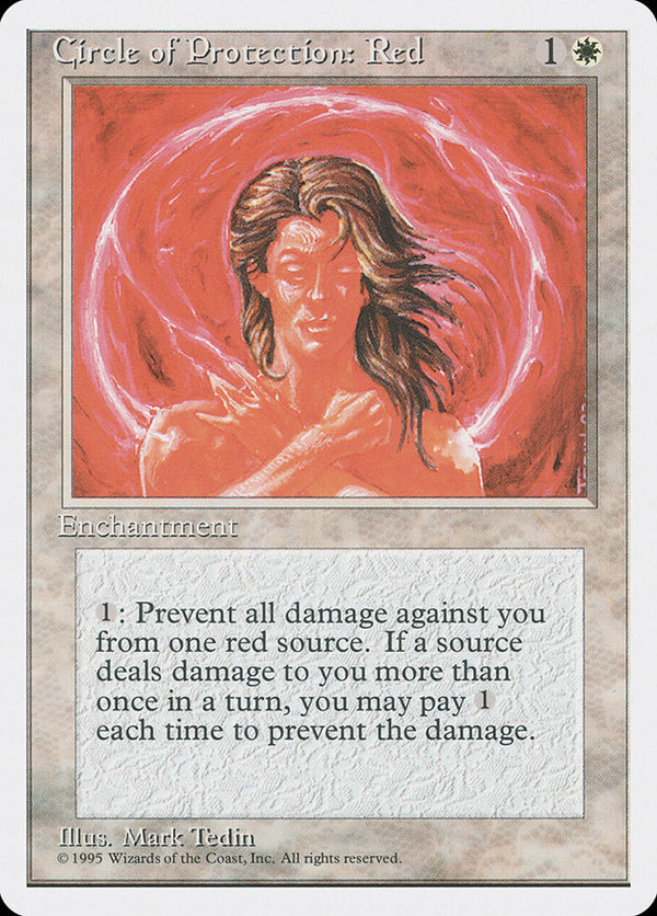Circle of Protection: Red - Magic: The Gathering