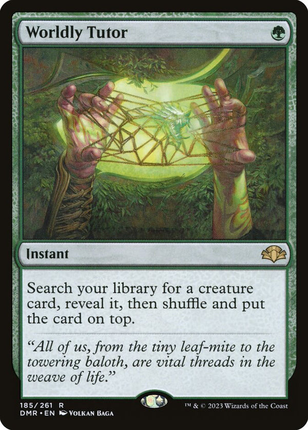 Worldly Tutor - Magic: The Gathering