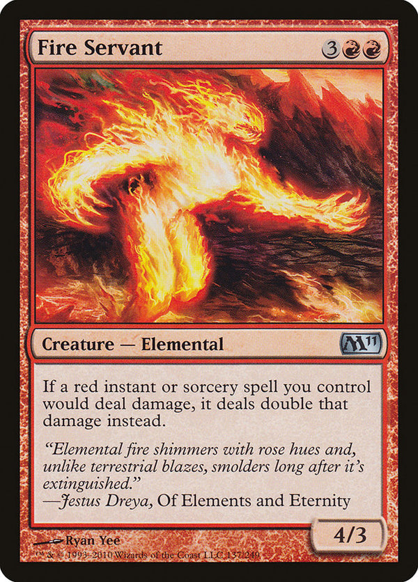 Fire Servant - Magic: The Gathering