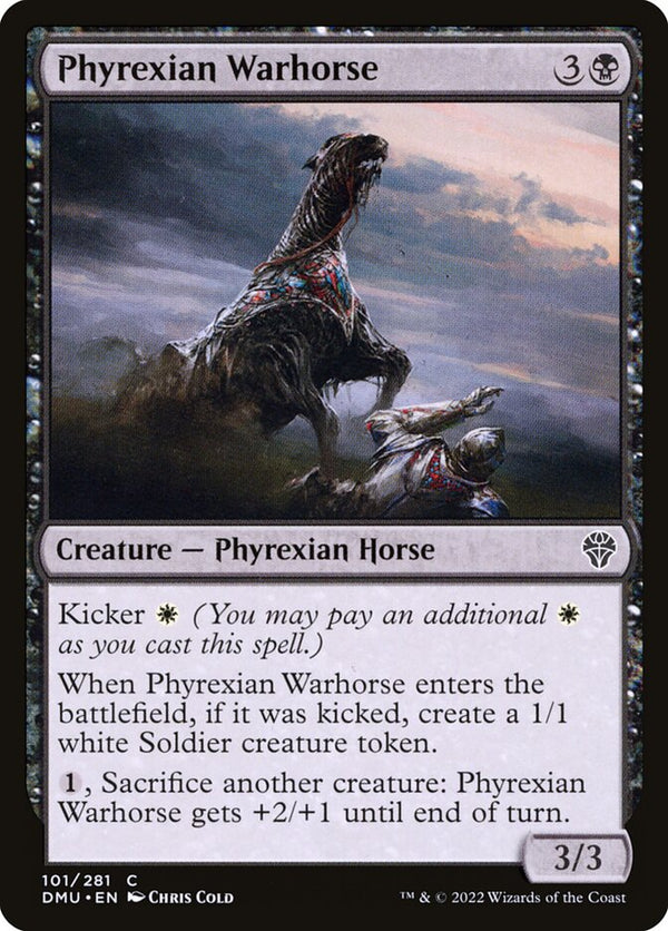 Phyrexian Warhorse - Magic: The Gathering