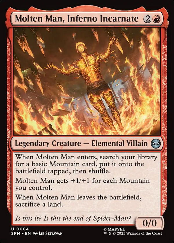 Molten Man, Inferno Incarnate - Magic: The Gathering