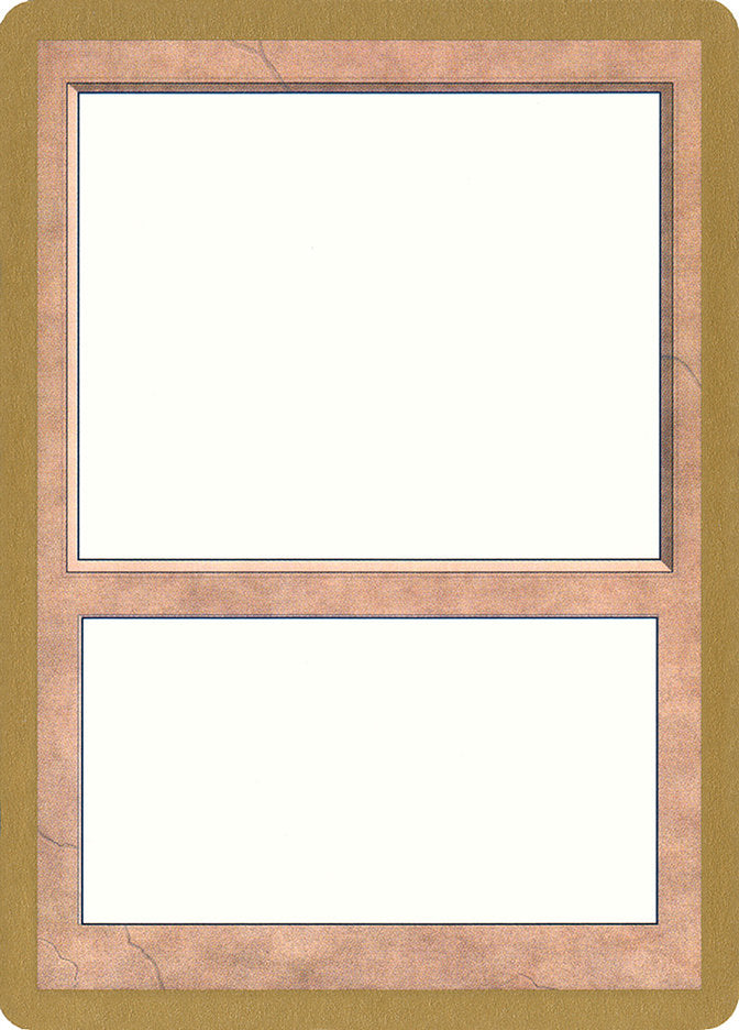 1999 World Championship Blank Card