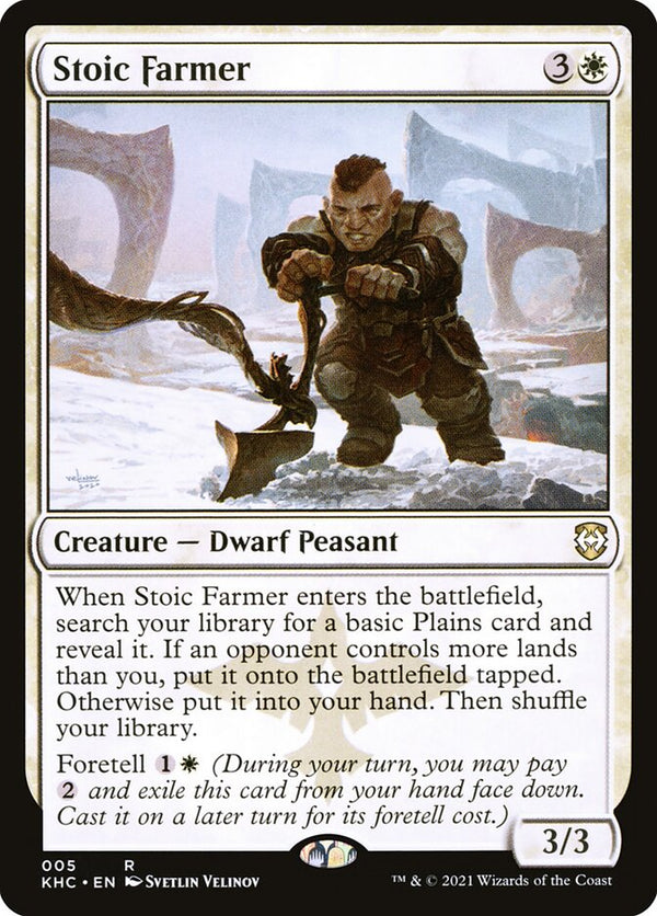 Stoic Farmer - Magic: The Gathering